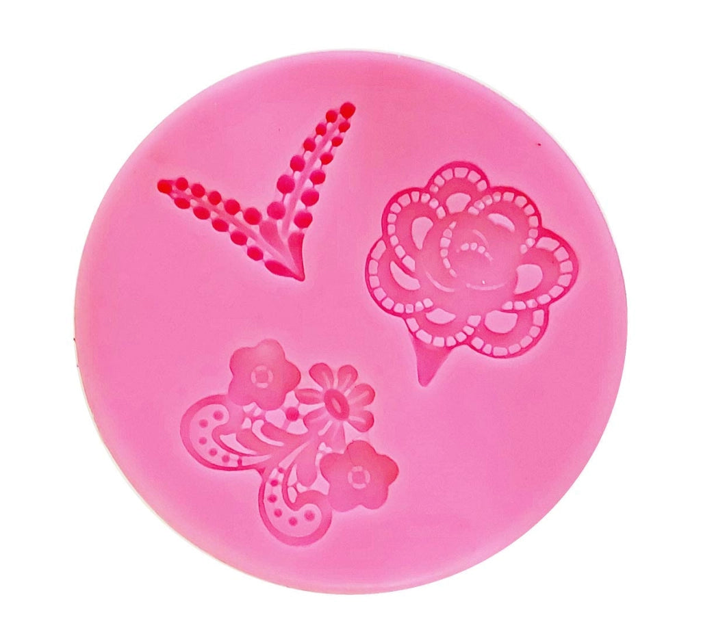 Stampo in silicone a forma di fiore, 9x9 cm, per decorazioni di torte e dolci, ideale per la pasta di zucchero
