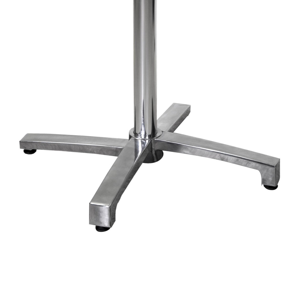 Base Tavolo in alluminio grigio ribaltabile cm52x52h72