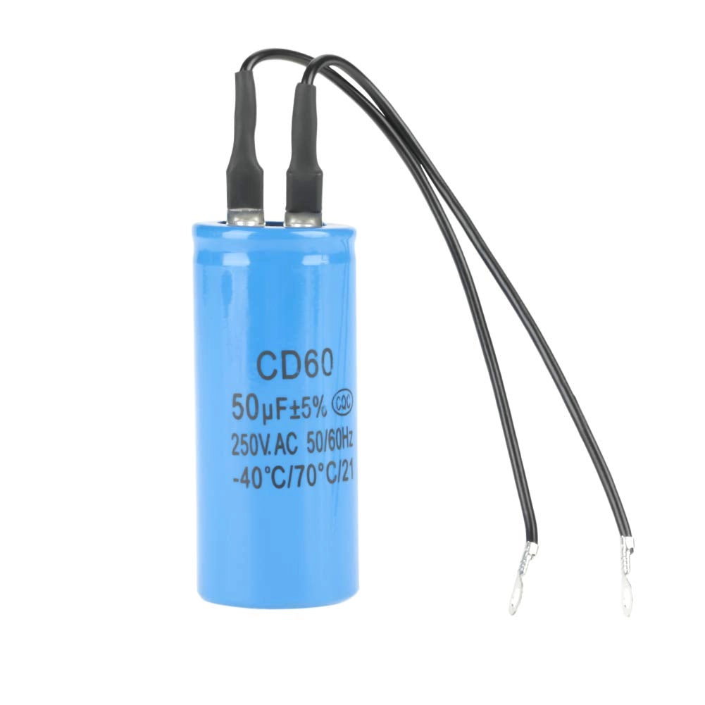 Condensatore di avviamento CD60, 250 V AC, 50 µF, per motori monofase