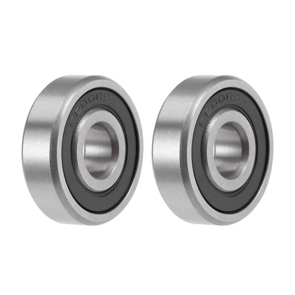 Cuscinetti a sfera 6200-2RS, 10x30x9 mm, a doppia tenuta, confezione da 2 pezzi