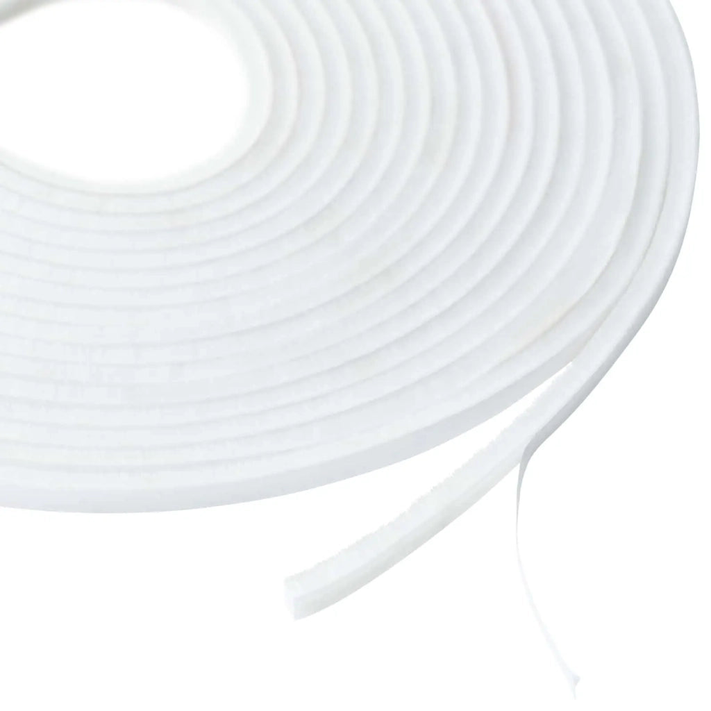 Guarnizione a spazzola autoadesiva 10 m PP Bianco 42045106