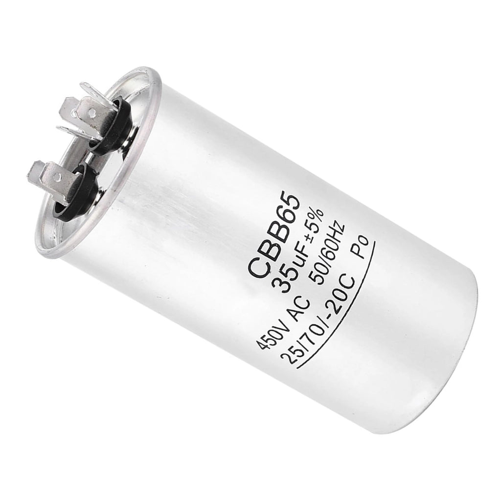 Condensatore elettrolitico in alluminio, rotondo, CBB65, 450 V, 35 µF, per condizionatori d'aria