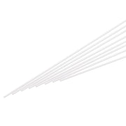 Barre in plastica ABS, 25 pezzi, diametro 2 mm, lunghezza 250 mm, colore bianco, massicce