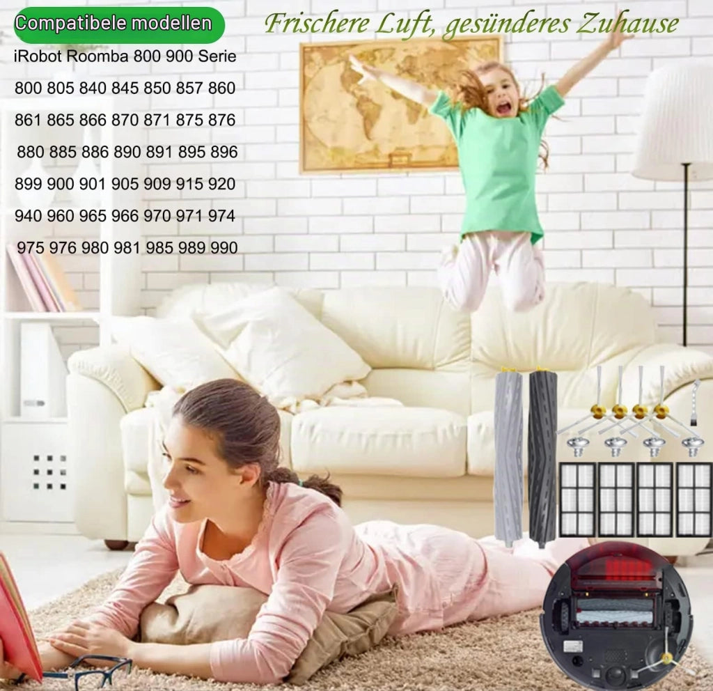 Kit di accessori da 11 pezzi per i modelli Roomba serie 800/900