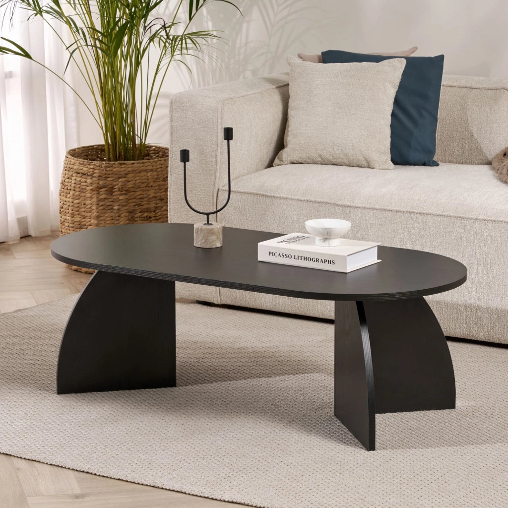 Tavolino in legno "Melina" 120 x 60 x 40 cm - Bois Noir