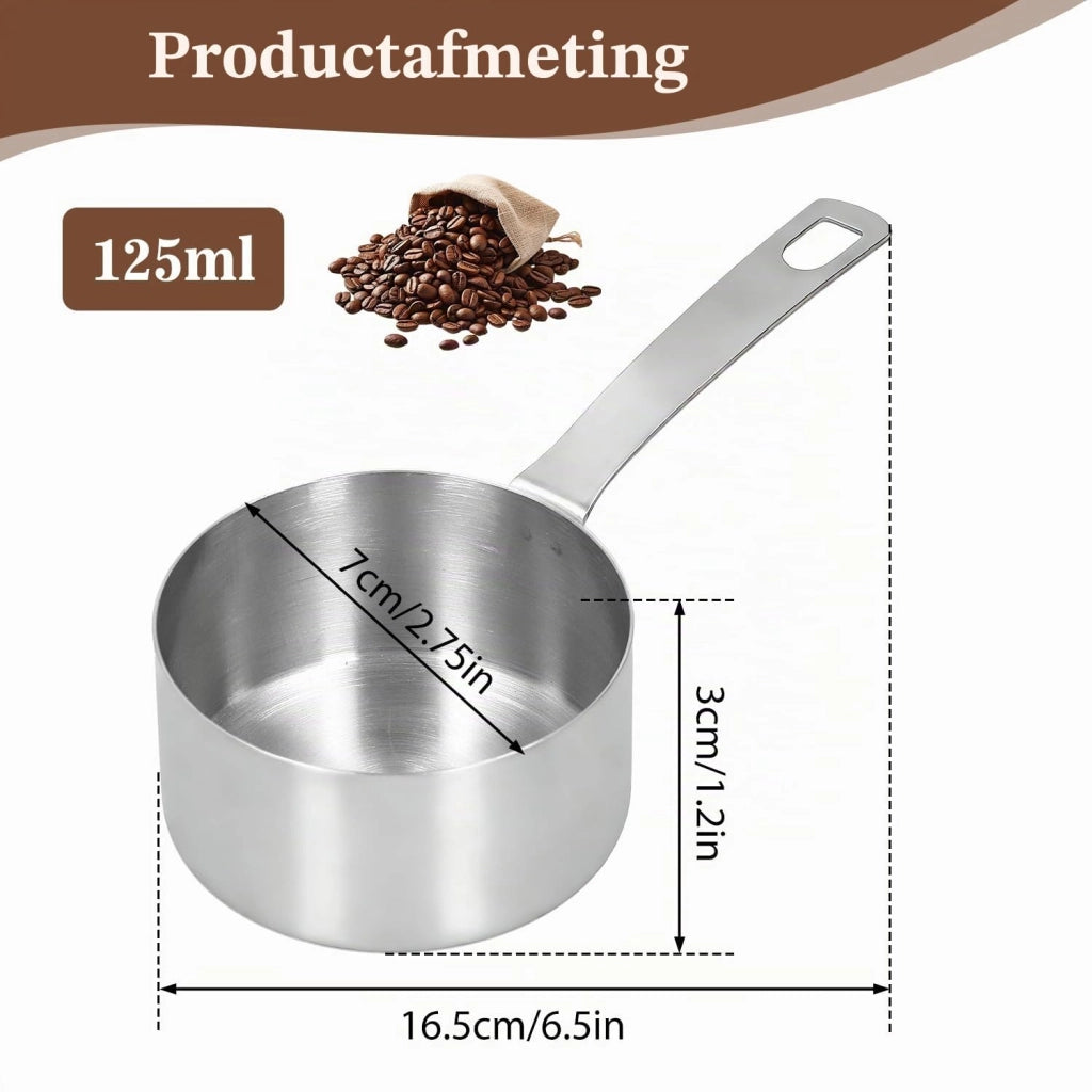 Cucchiaio dosatore in acciaio inossidabile con scala graduata, capacità: 1 tazza, utensile da cucina