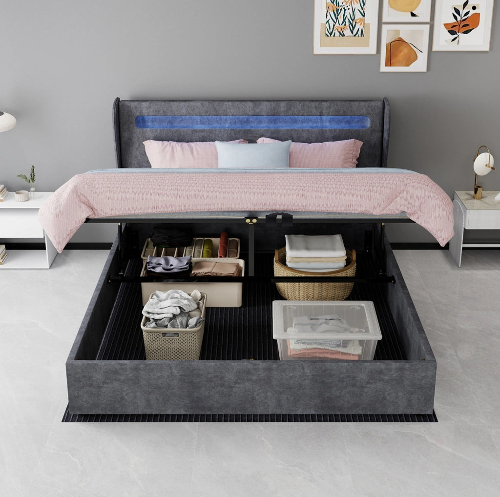 Tavolo puzzle regolabile 89x64x78,5 cm in MDF e metallo bianco con cassetti e ruote