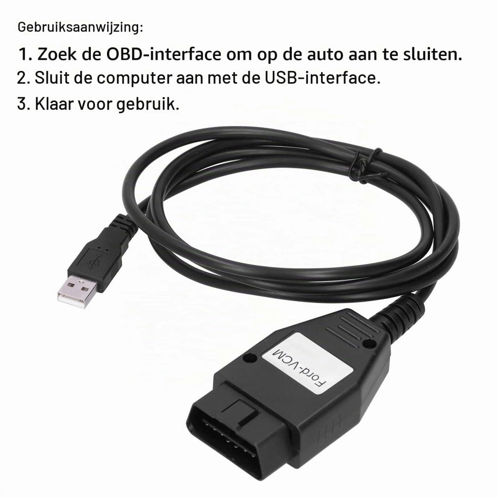 Cavo diagnostico, cavo OBD-USB, controllo automatico dei guasti