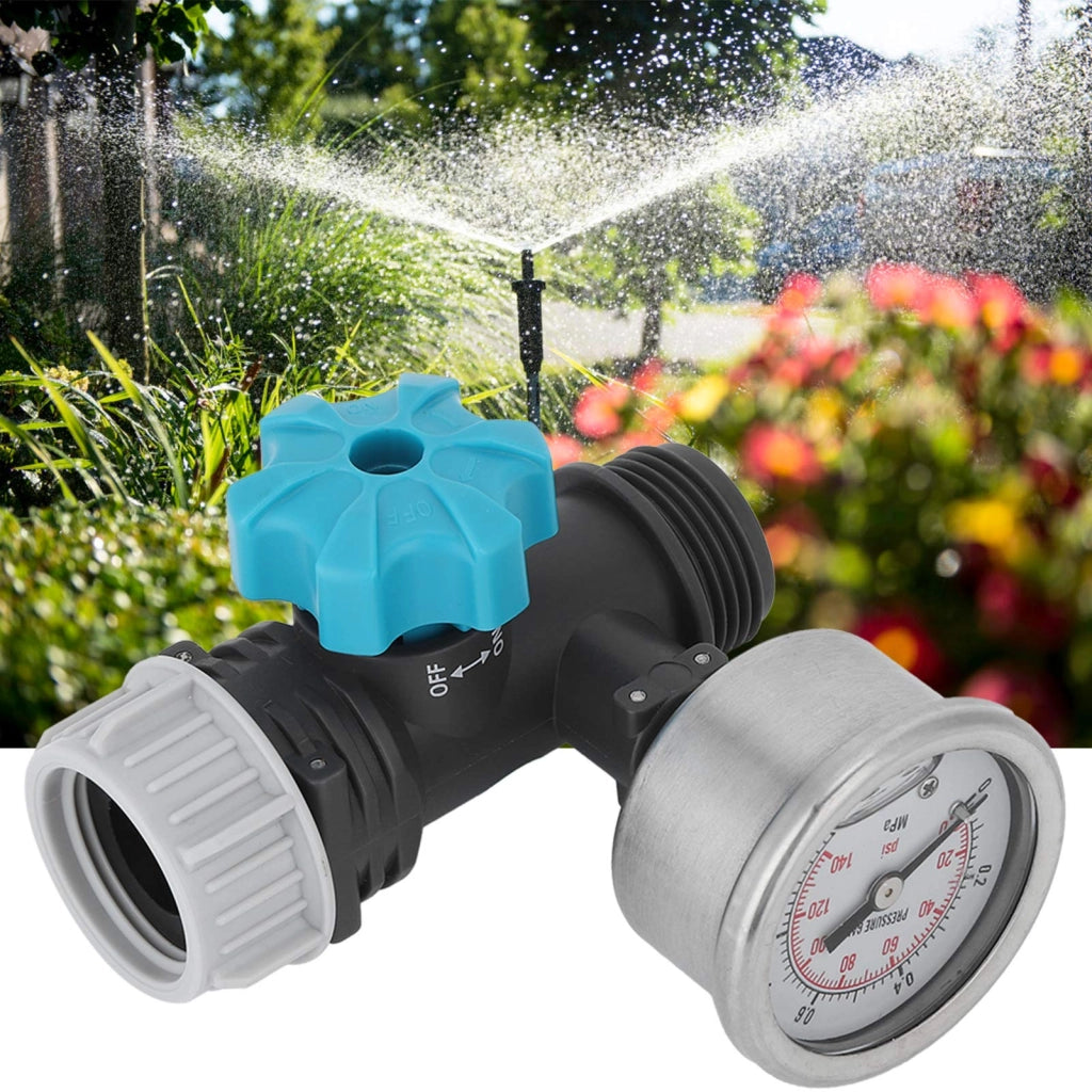 Regolatore di pressione dell'acqua, valvola per la pressione dell'acqua, dimensioni 8,5 x 5 cm, per uso in giardino