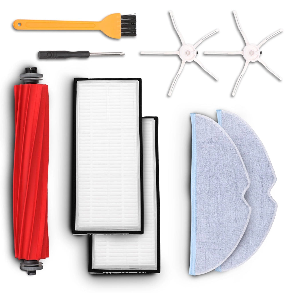 Kit di ricambio per la serie Roborock S7: spazzole, filtri, panni per la pulizia del pavimento