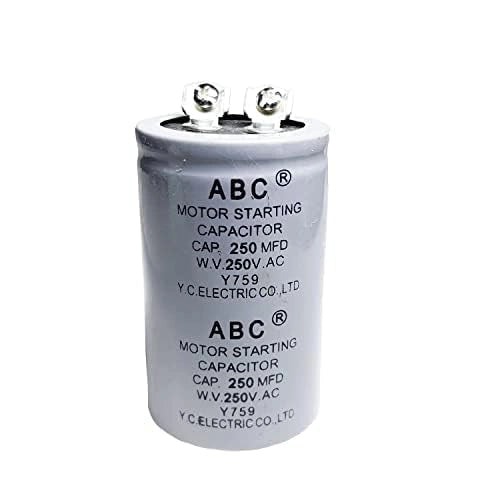 Condensatore di avviamento motore CD60 250 µF 250 VAC, 250 MFD, per frigorifero, condizionatore d'aria, elettrodomestici
