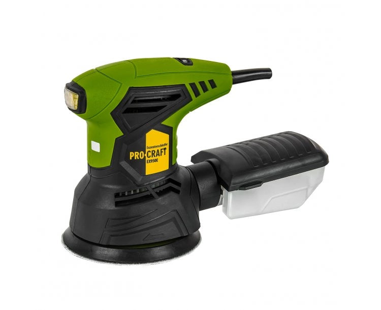 Levigatrice roto-orbitale Procraft EX950E, 240 W, platorello 125 mm, 6000-12000 giri/min