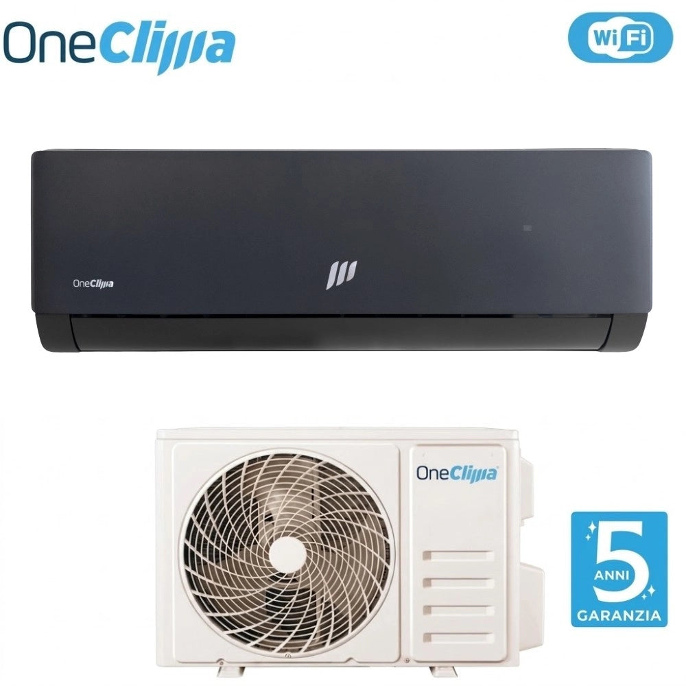Condizionatore OneClima Prime Black 9000 Btu PRIMEBLACK 09/Y26 R-32 Wi-Fi Integrato