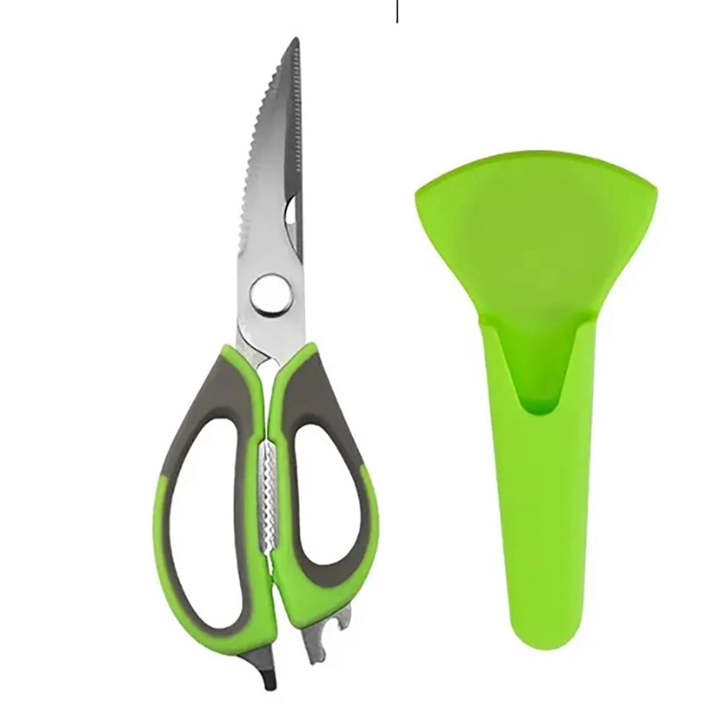 Forbici da cucina robuste, realizzate in acciaio inossidabile giapponese, affilate e multifunzionali