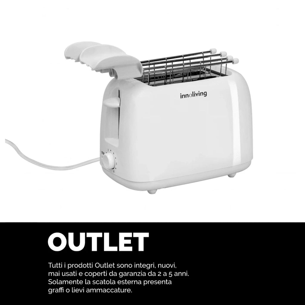 Innoliving INN-742 Tostapane con Pinze per Toast Farciti - Outlet
