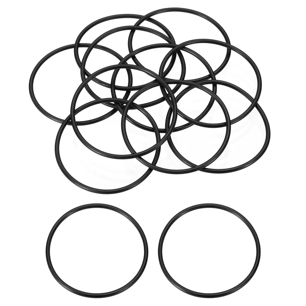 Confezione da 10 O-ring, modello AS-139, in nitrile, con diametro interno di 2-3/16 pollici e durezza di 90 Shore