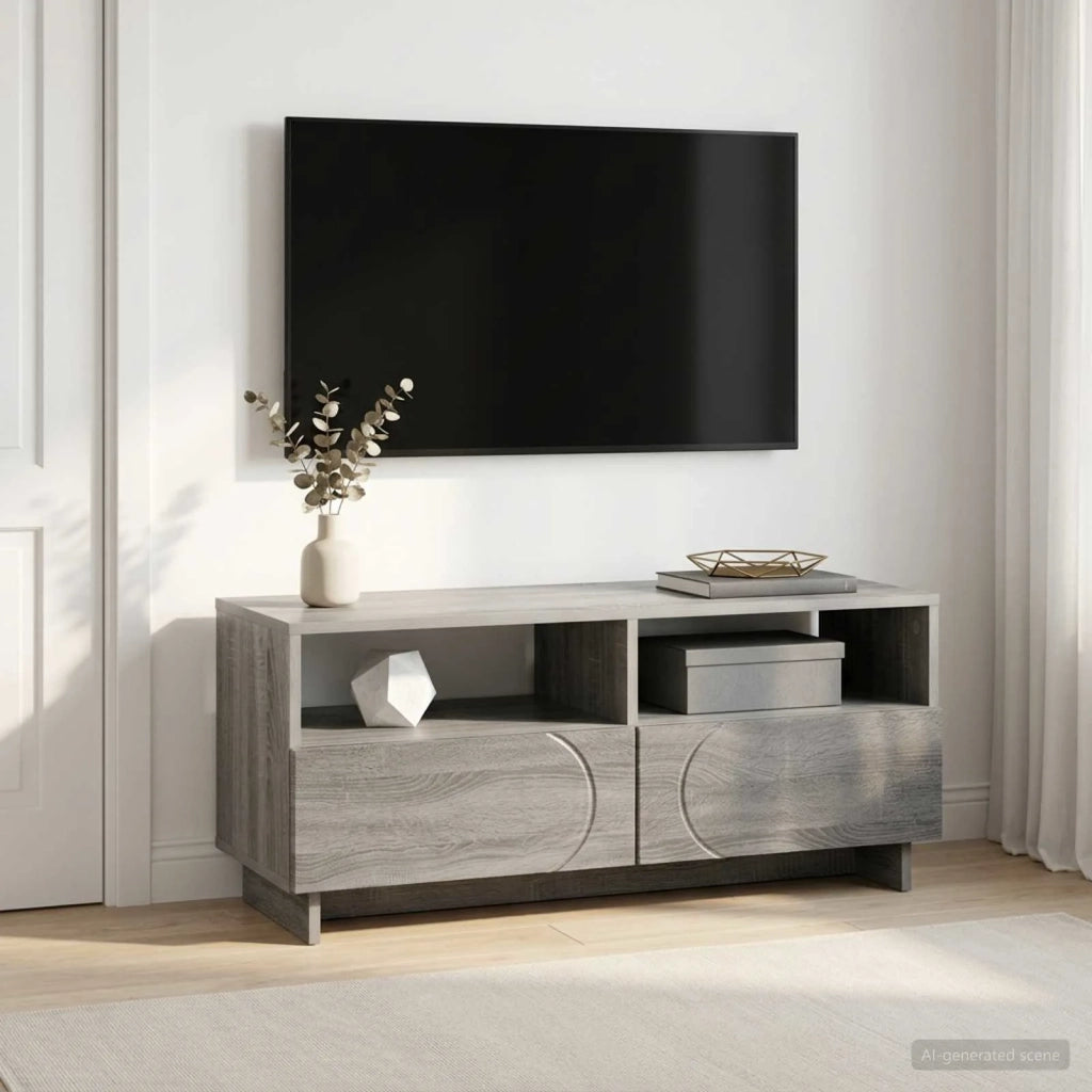 Supporto TV 90 x 34.5 x 40 cm Sonoma grigio