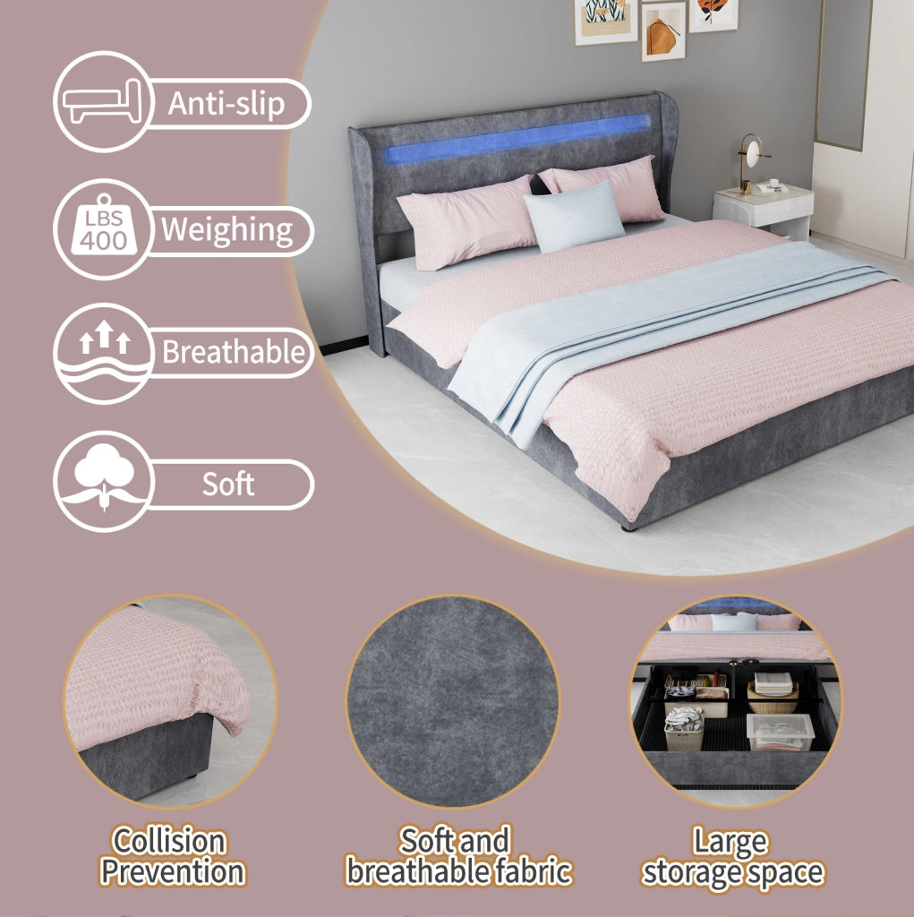 Tavolo puzzle regolabile 89x64x78,5 cm in MDF e metallo bianco con cassetti e ruote