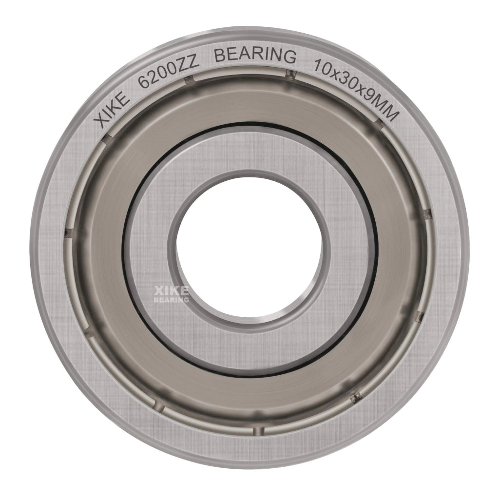 2 cuscinetti a sfera 6200ZZ, dimensioni 10x30x9 mm, acciaio cromato, sigillati
