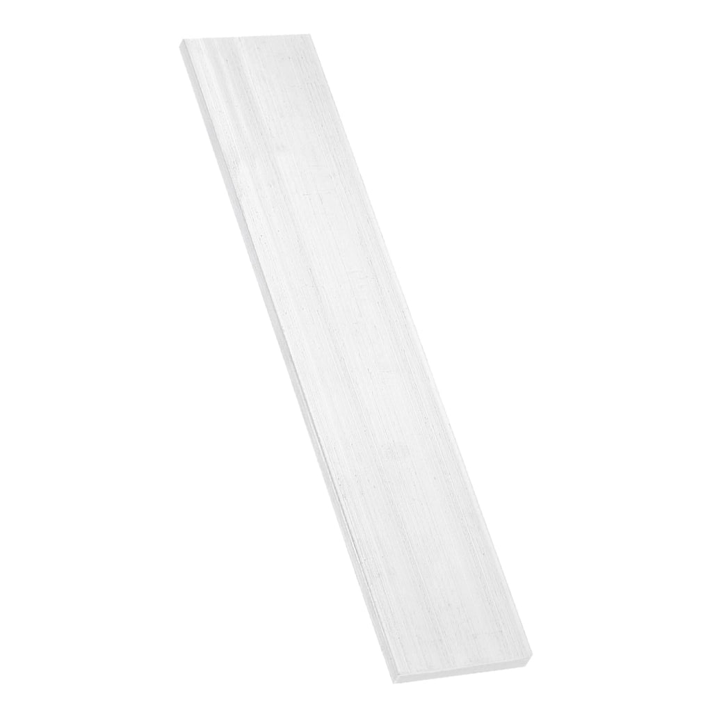 Profilo in alluminio piatto 5x50x330 mm, lega 6061, trattamento T6511