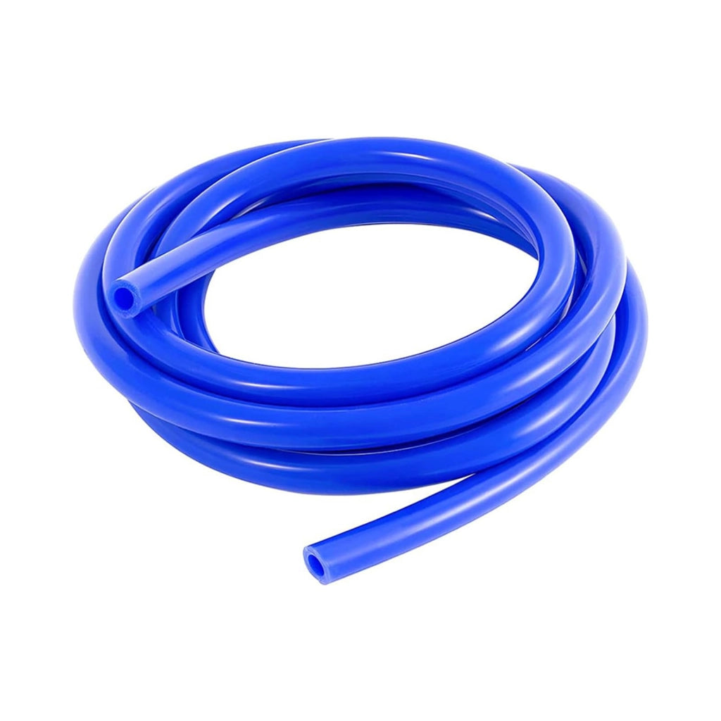 Tubo in silicone per vuoto, lunghezza 6 metri, diametro interno 3 mm, diametro esterno 7 mm, colore blu
