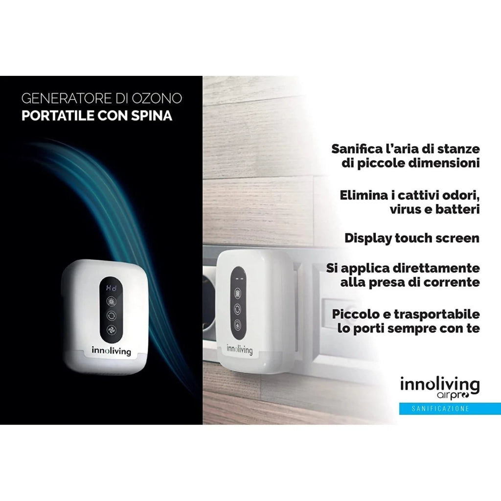 Generatore Di Ozono Per Aria Portatile Innoliving Inn-552