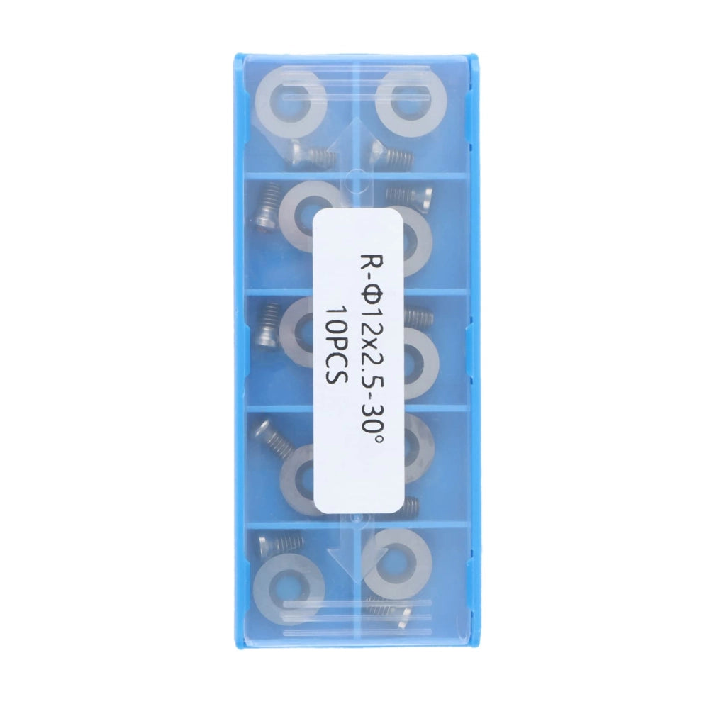 Inserti in metallo duro, circa 12x2,5 mm, 10 pezzi. Lame di ricambio