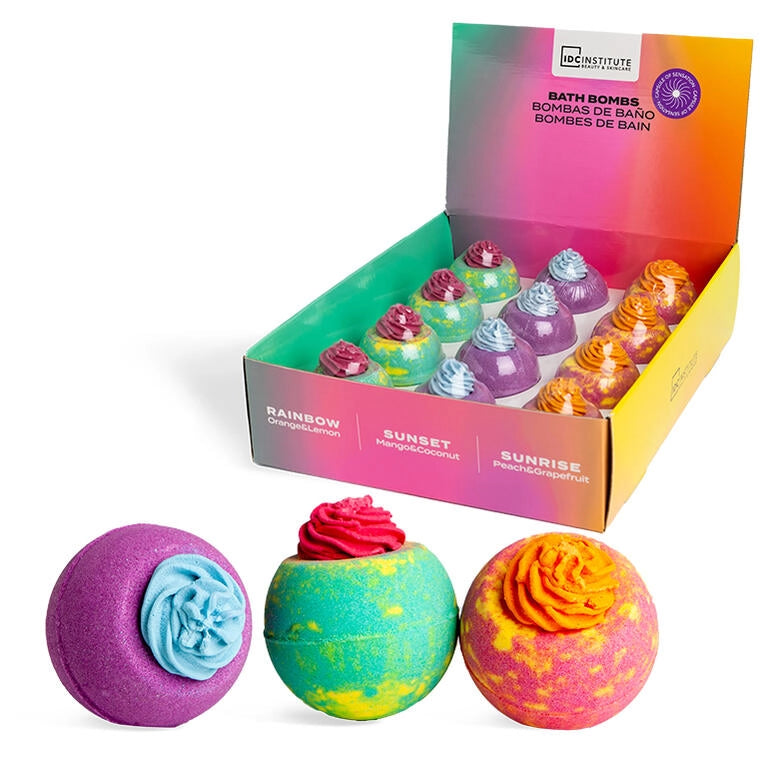 IDC – Bomba da bagno Cocktail Rainbow Orange & Lemon – 100 g