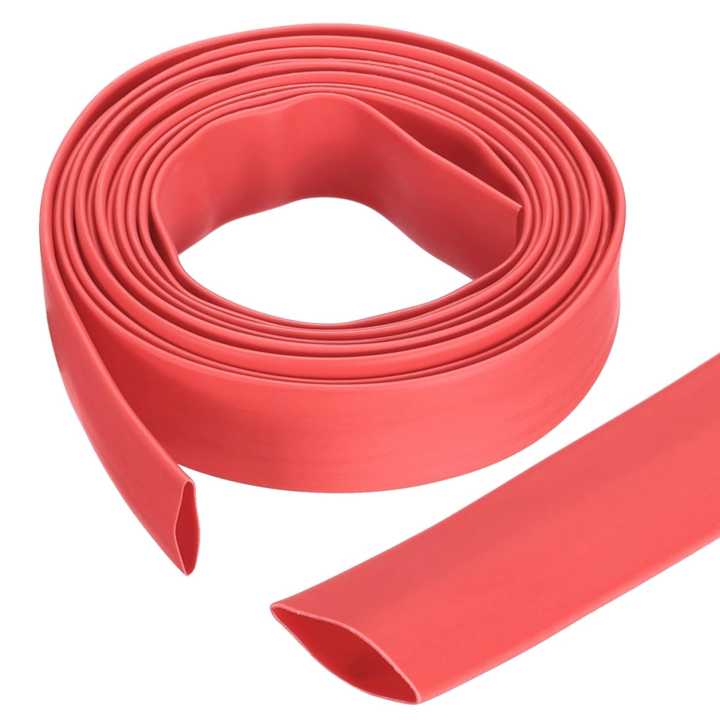 Guaina termorestringente da 16 mm, rapporto di restringimento 4:1, impermeabile, a doppio strato, lunghezza 3 metri, colore rosso