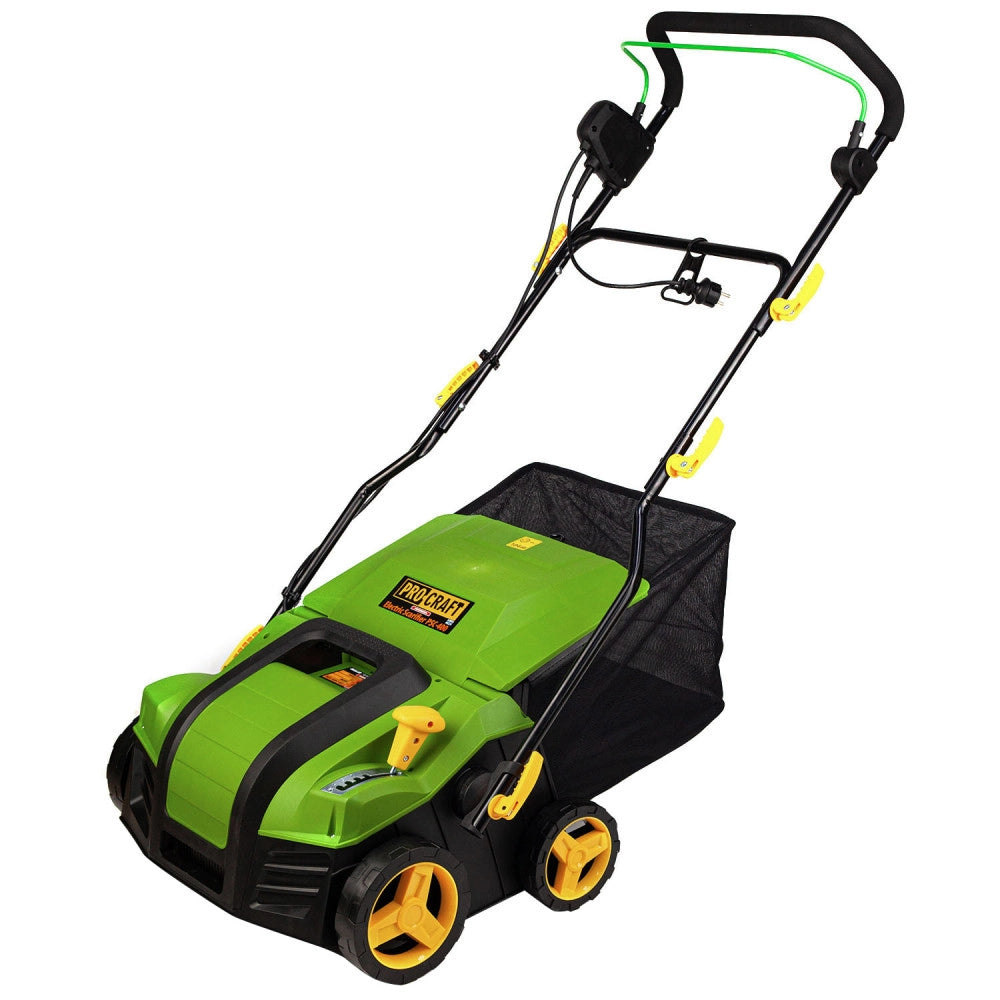 Scarificatore elettrico Procraft PSC400, 1800 W, larghezza di lavoro 400 mm, cesto 55 l