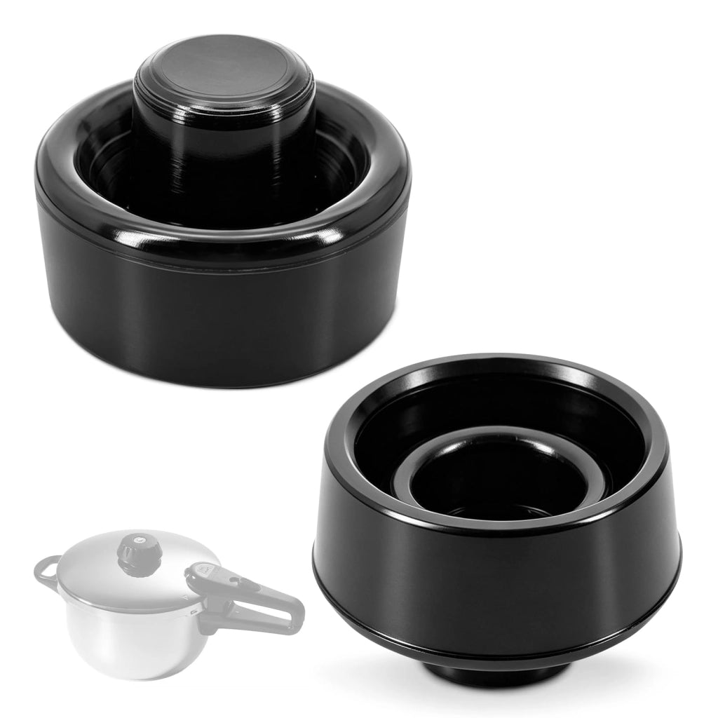 Membrana di sfiato per pentola a pressione, 2 pezzi, in silicone, colore nero