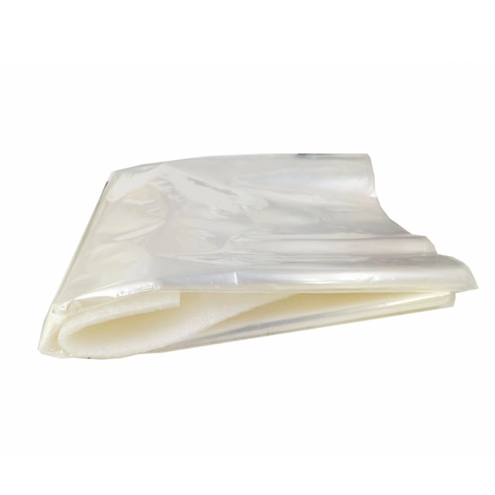 Film termoretraibile in PVC, trasparente, dimensioni 60 cm x 1600 cm, spessore 5 µm, peso 500 g