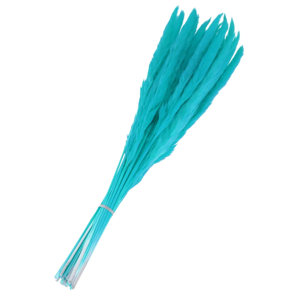 Erba di pampa artificiale, confezione da 30 pezzi, altezza 43 cm, colore blu