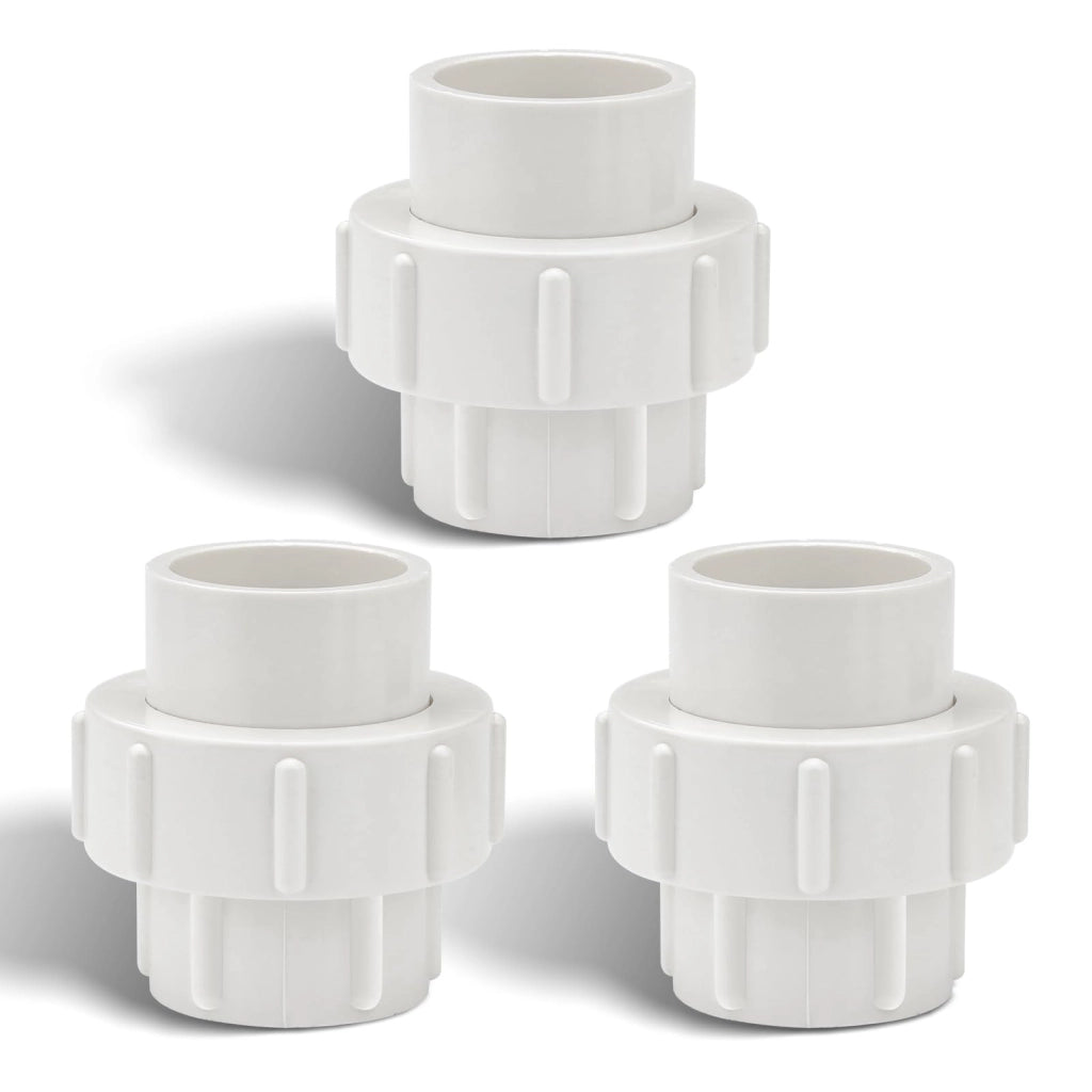 Confezione da 3 raccordi in PVC da 1 pollice (32 mm) con guarnizione in EPDM