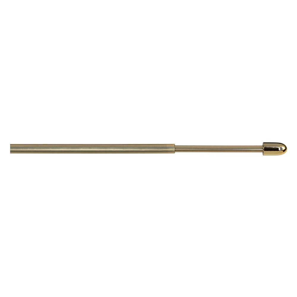STANGHETTA TONDA A VITE 'BERLINO' Ø 8 mm. - cm 30 > 50 - oro - blister 2 pz