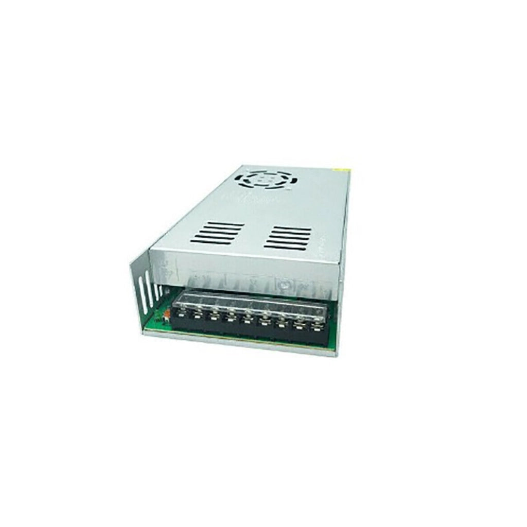 ALIMENTATORE 12V 50A 220V STABILIZZATO SWITCH TRASFORMATORE TRIMMER VENTOLA DA-5