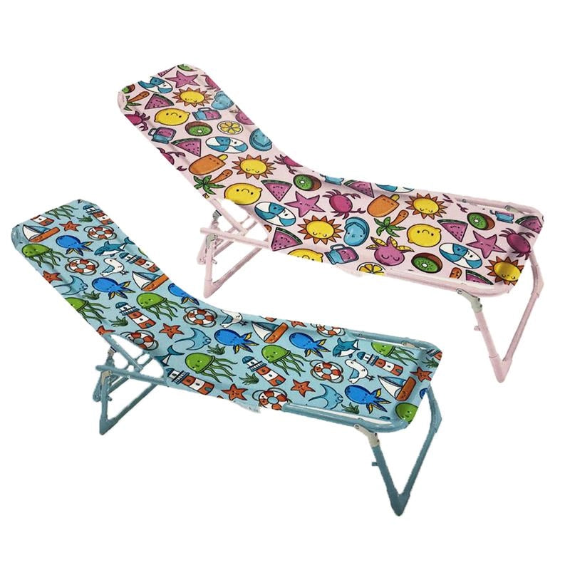 MA MAISON LETTINO DA MARE PER BAMBINI  IN COLORAZIONE ASSORTITA  BLU DA BAMBINO O ROSA DA BAMBINA