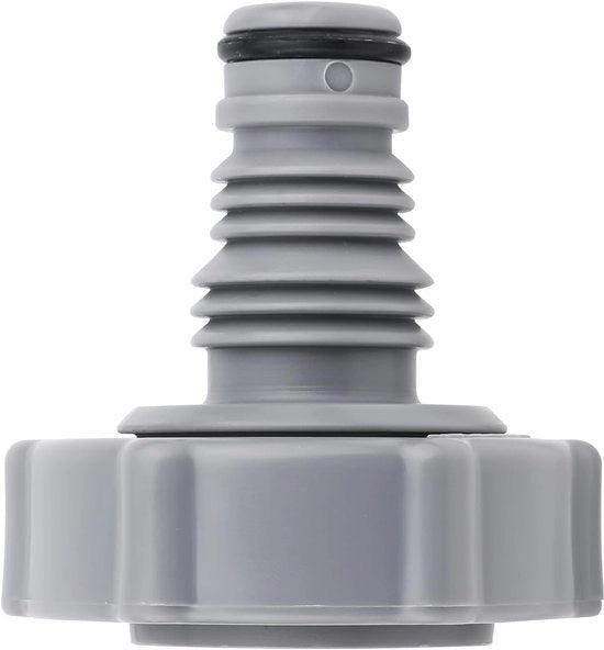 Adattatore di scarico per piscine - Materiale ecologico - Polimero resistente - Dimensione 5,4 cm
