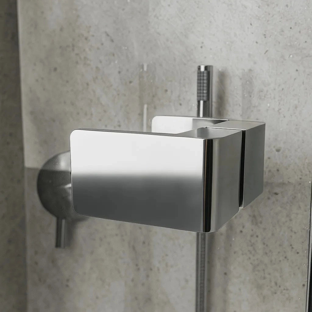 Cabina Doccia Rea Atlas 100x90 Chrome sinistra