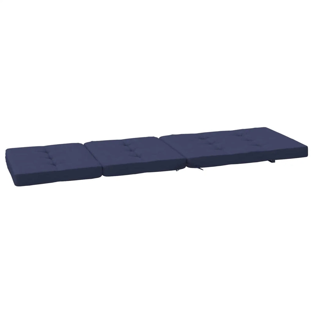 Cuscino da Esterno 2 pcs Blu navy 180 x 55 x 7 cm Tessuto 379391