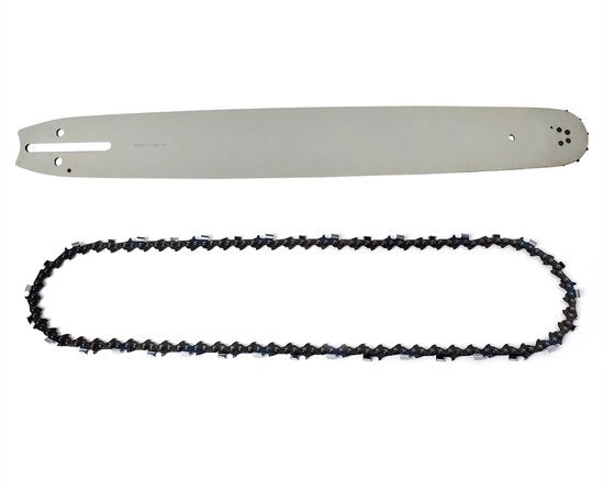 Sostituzione catena per sega a catena 20 pollici - Guida per sega a catena - Adatto per Husqvarna 61/66/266/365/288XP - 3/8" Velocità - 0,063" Tolleranza - Incluso 1x Catena e 1x Guida per catena - Segatrice a catena