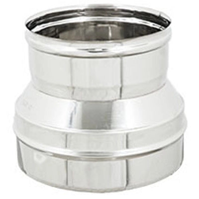 RIDUZIONE INOX PER CANNE FUMARIE- Diam. M 120-F 80- DK- pezzi 1