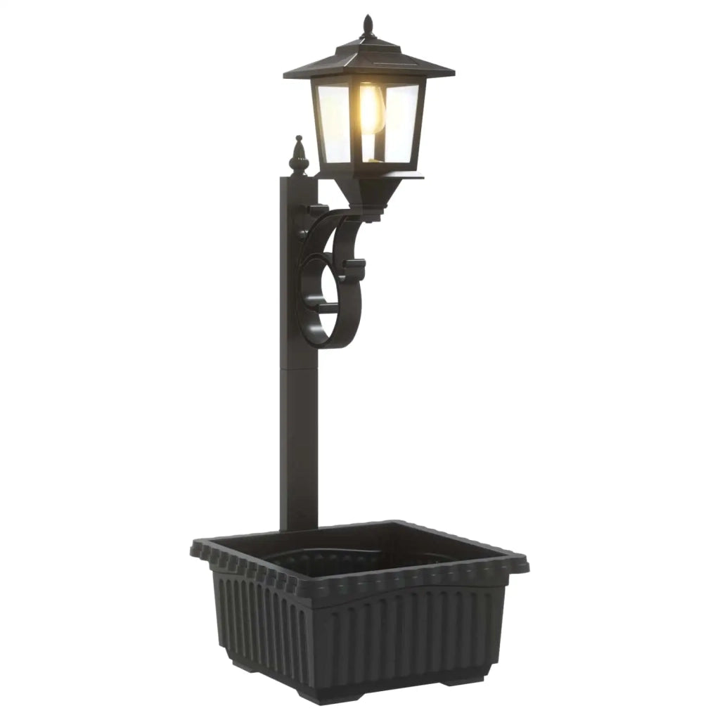 Applique con Vaso with LED Bulb Nero 29 x 28 x 74 cm ABS e PP 42042690
