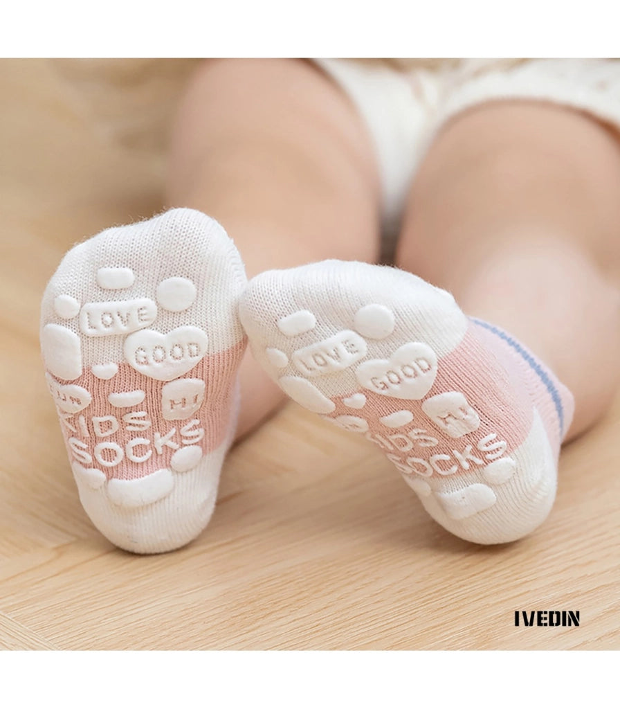 Calzini Caviglia Antiscivolo per Neonati | Colori Divertenti | 0 mesi a 5 anni