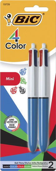 Bicchiere con 2 pennarelli mini 4 colori, 1,0 mm