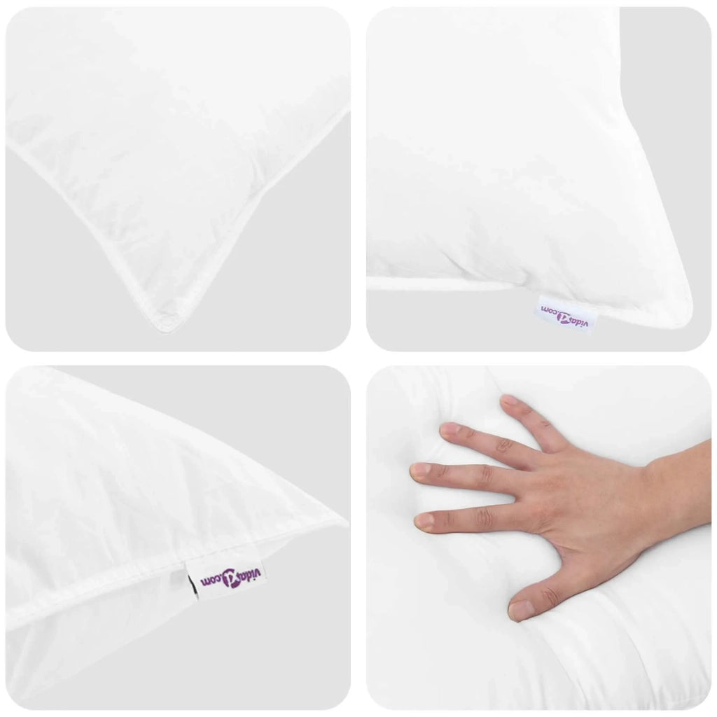 Piumone con cuscino 3 pcs Bianco Microfibra 3377352