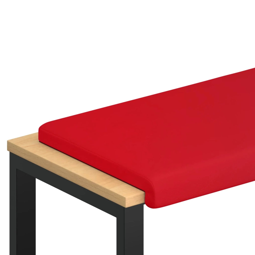 Cuscino per panchina Similpelle Rosso Profondità 35 cm 42043192