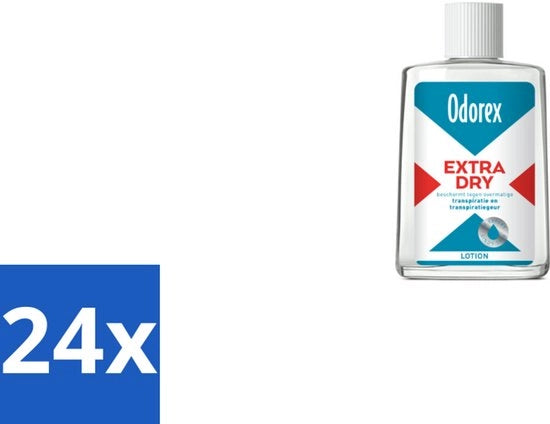 24 x Lotion per Pelle Extra Asciutta 50 ml - Pelle Extra Asciutta - Sudorazione Eccessiva - Odore di Sudore - Deodorante - Lotion Liquida