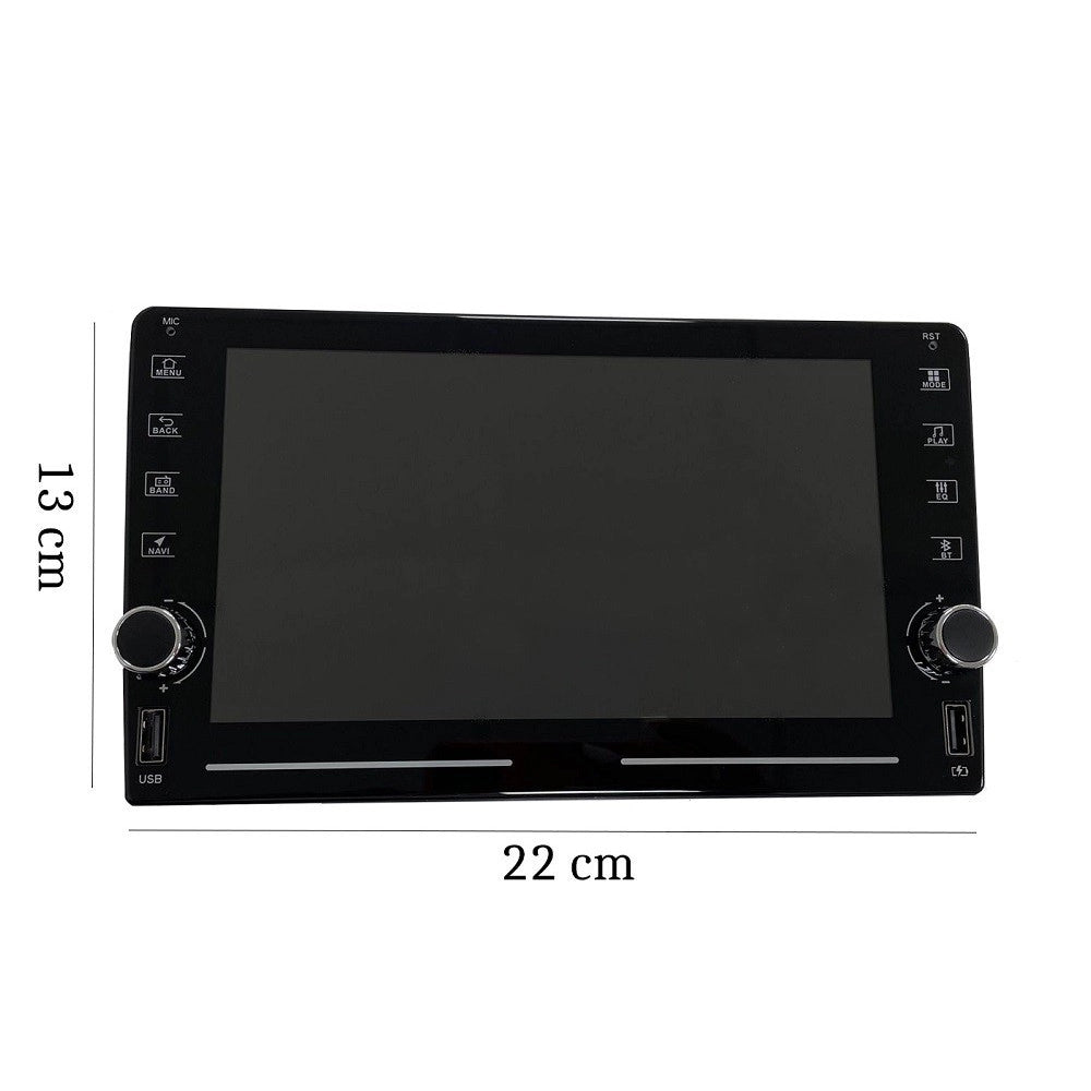 Trade Shop - Autoradio Con Monitor 8" Bluetooth Touch Screen Usb Frontalino Radio Multimedia -