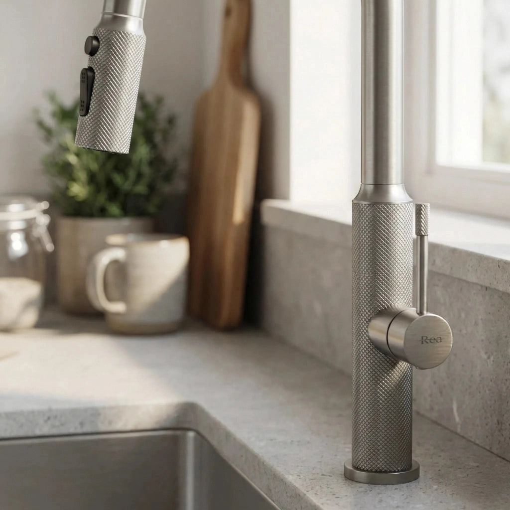 Rubinetto Da Cucina Rea Master Brush Nickel